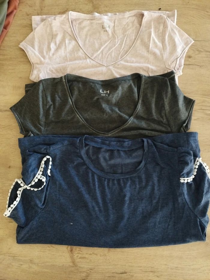 Lot de 3 t-shirts L