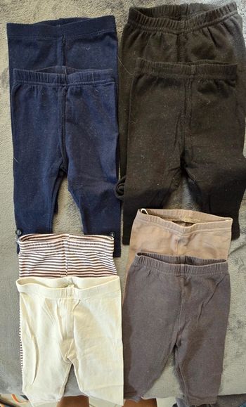 Lot de 8 leggings 6mois
