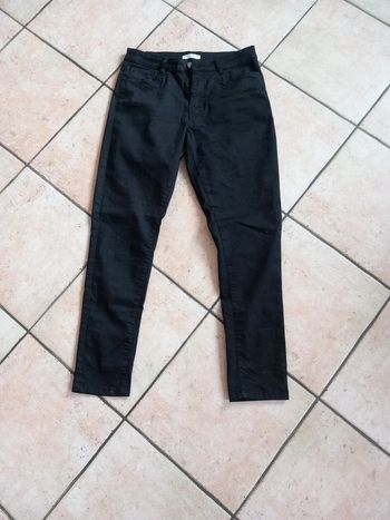 👧pantalon slim elasthan noir T38 FPC