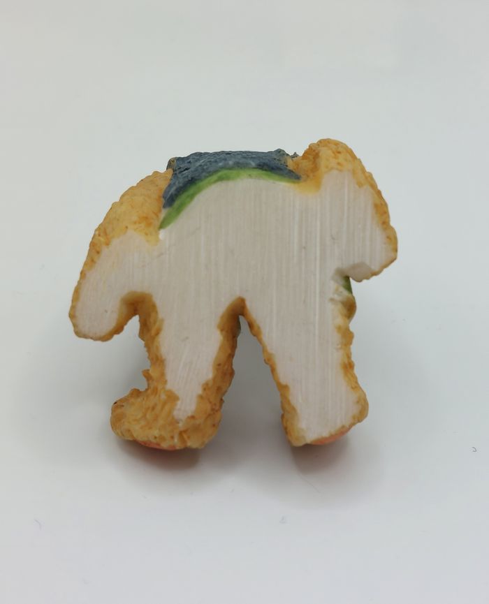 Petite figurine ours ourson habillé Vintage 4,7 cm - décoration – collection - photo numéro 6