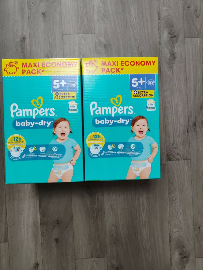 2 carton couche pampers taille5 - photo numéro 2