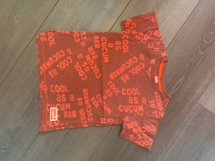 TEE shirt orange 5 ans