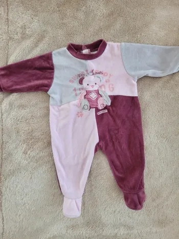 Pyjama velours Absorba 3 mois