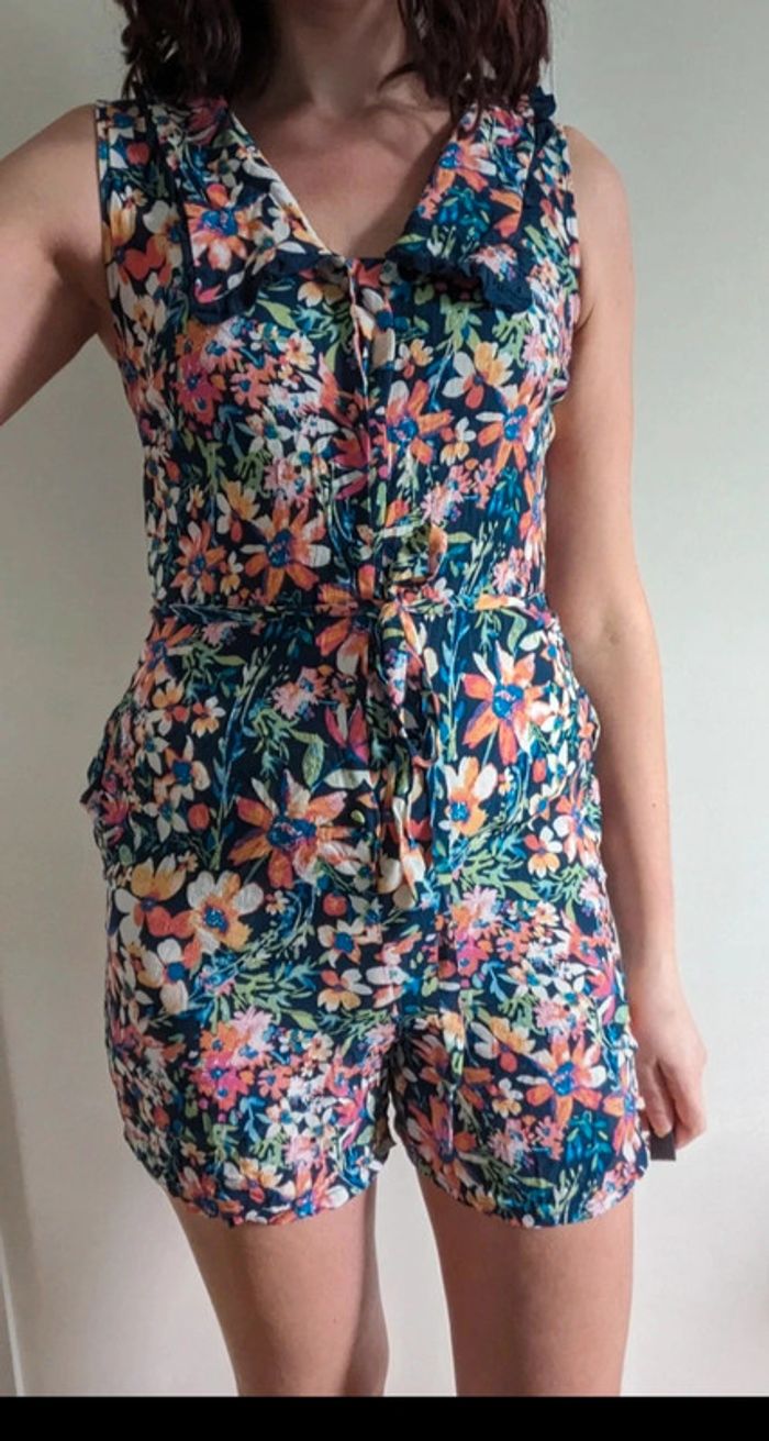 Combishort camaïeu
