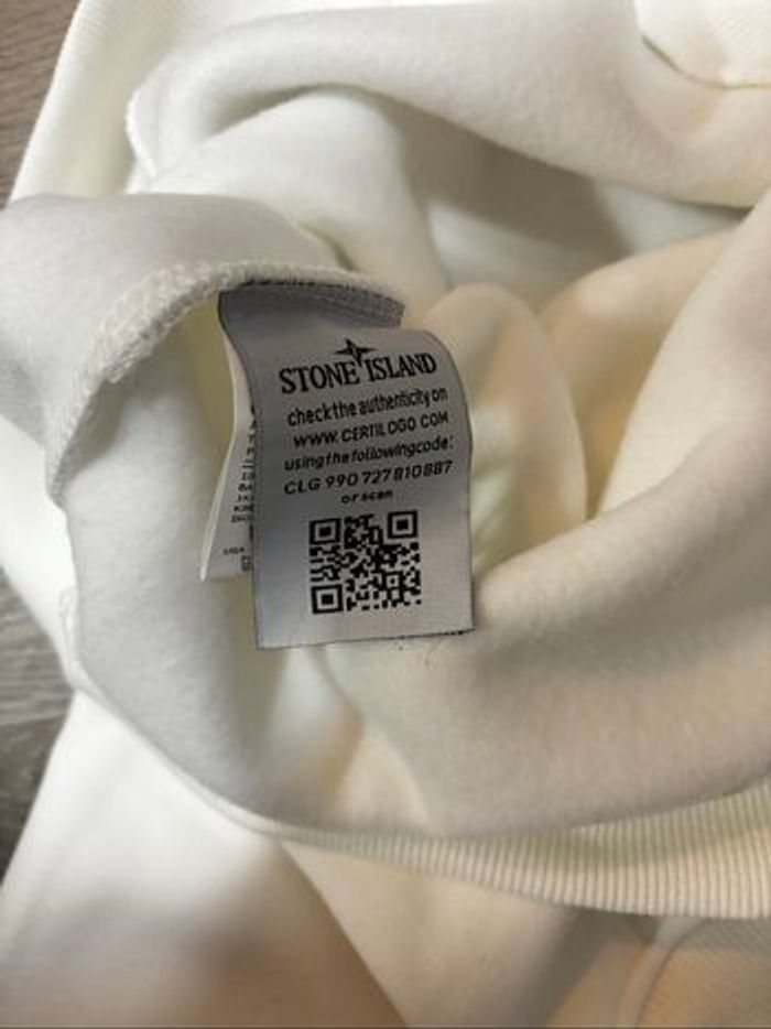 Pull Stone island Blanc - photo numéro 9