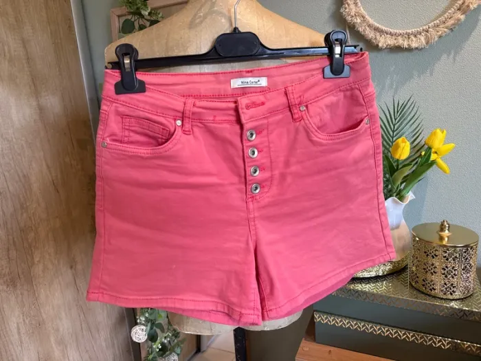 Joli short en jean stretch femme
