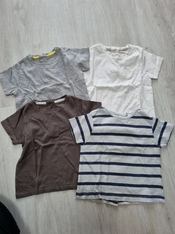 Lot 4 tee-shirts manches courtes