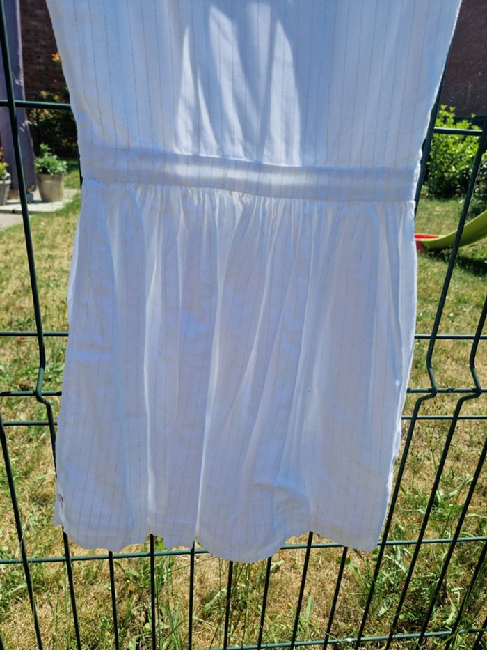 Robe blanche dos-nu Okaïdi 10 ans - photo numéro 5