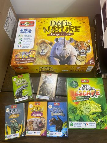 Jeu de société défis nature 