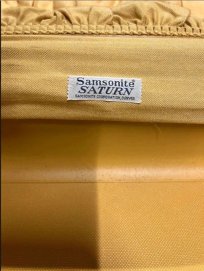 🔆 Magnifique valise Samsonite modèle Saturne couleur vive 61 X 45 X 18 cm en très bon état - photo numéro 6