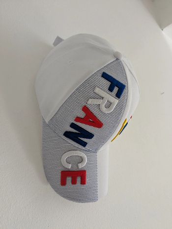 Casquette blanche adulte France