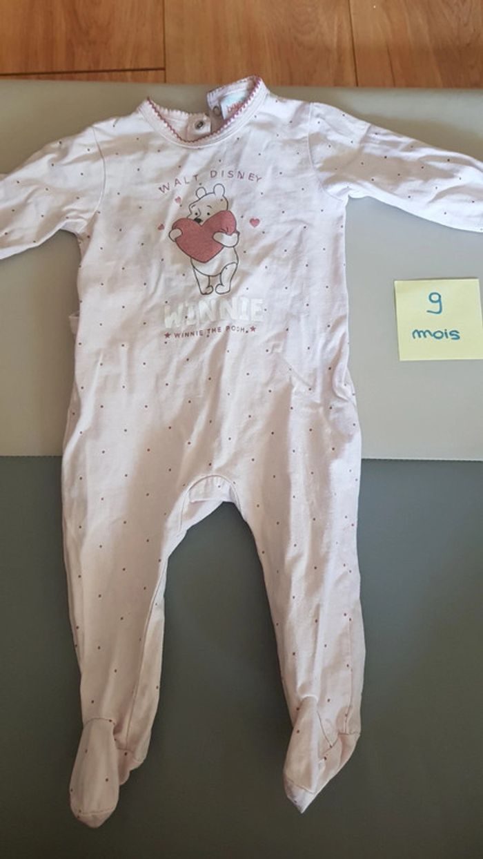 Pyjama Winnie l'ourson 9 mois - photo numéro 5