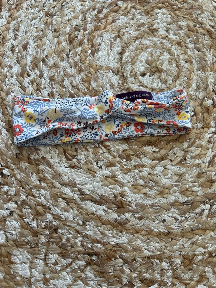 Lot robe à fleurs + gilet + bandeau Sergent Major - photo numéro 4