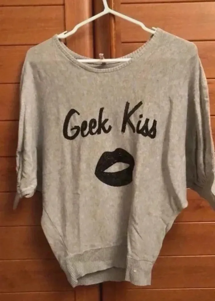 Pull femme xs gris gémo