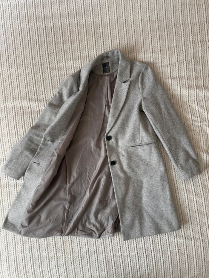 Manteau long gris / Taille 40 - photo numéro 6