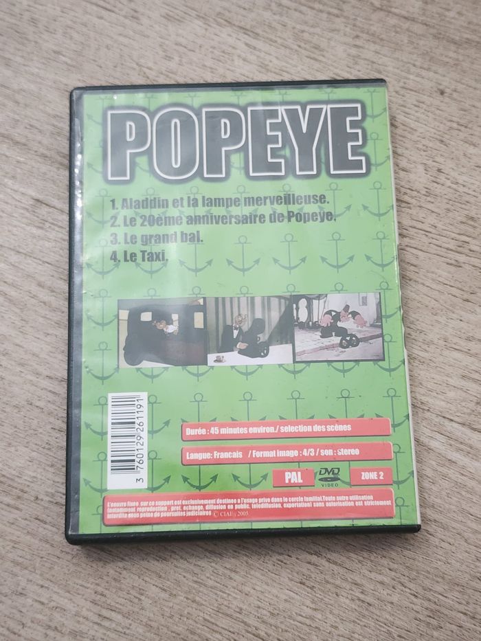DVD Popeye Volume 3 - photo numéro 3