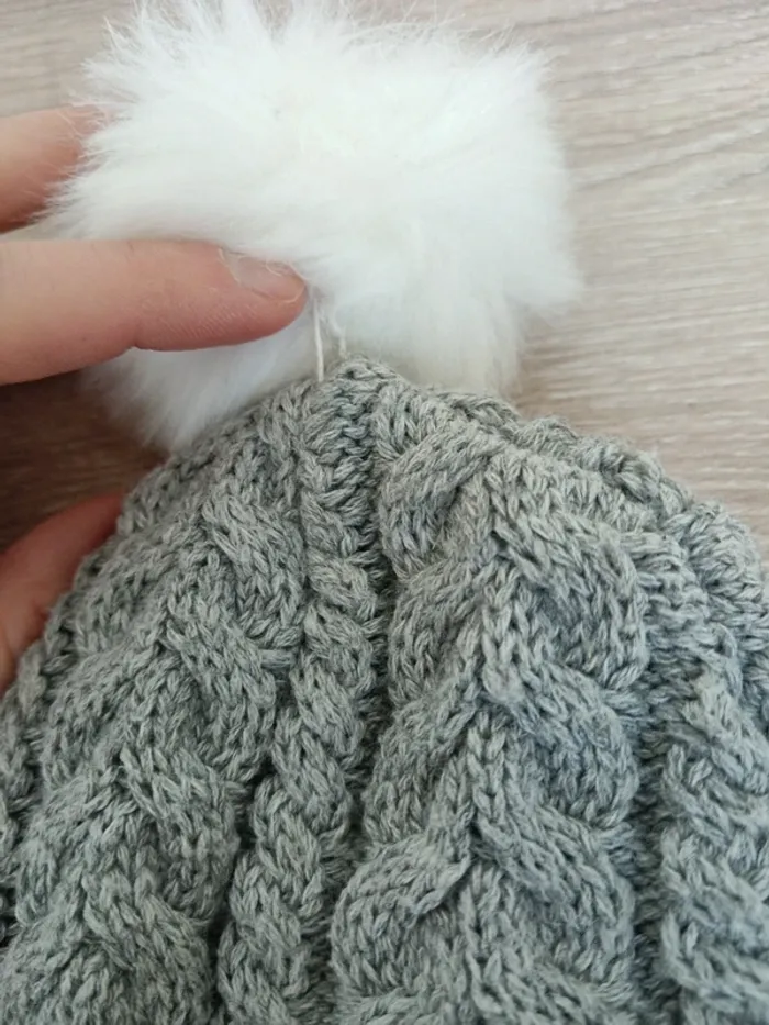 Bonnet doublé polaire 38cm  1/3mois - photo numéro 4