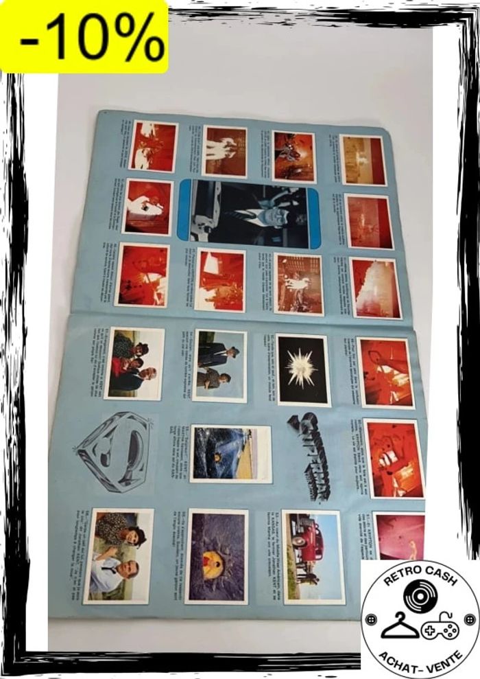 Superman The Movie - album collecteur de vignettes complet - ageducatifs - style PANINI - photo numéro 14