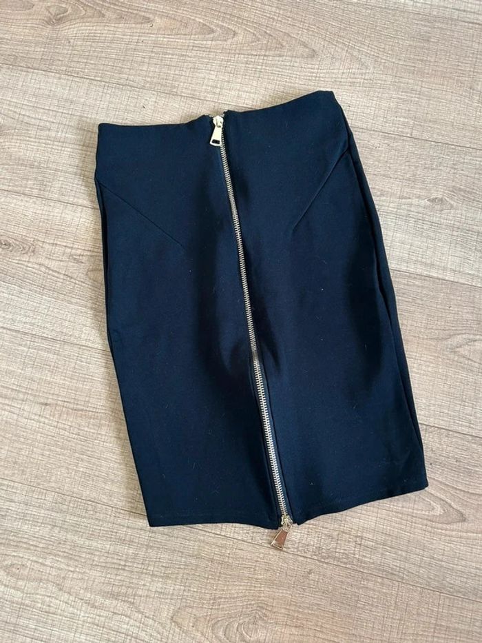Jupe crayon noire avec fermeture dorée Morgan taille XS jamais portée - photo numéro 12