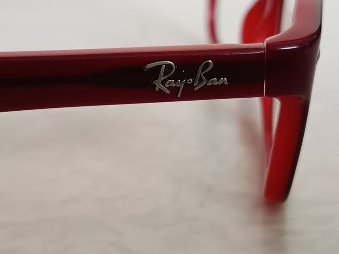 Monture Lunette Optique Ray Ban Rouge RB 1531 col 3592 Junior taille 48/16 - 130 - photo numéro 5