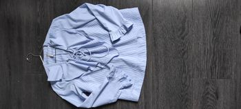 Tunique/Blouse Femme Rayée Bleu ciel 38