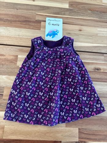 Robe violette mi saison