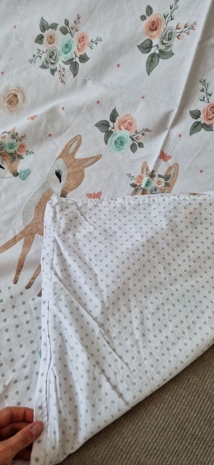 Ensemble linge de lit bébé biche - photo numéro 6