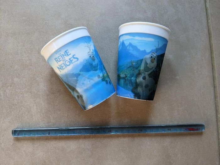 Lot de 2 verres Reine des neiges