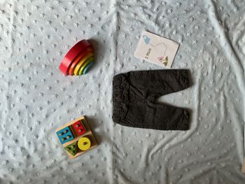 pantalon doublé gris et noir taille réglable 3 mois kiabi