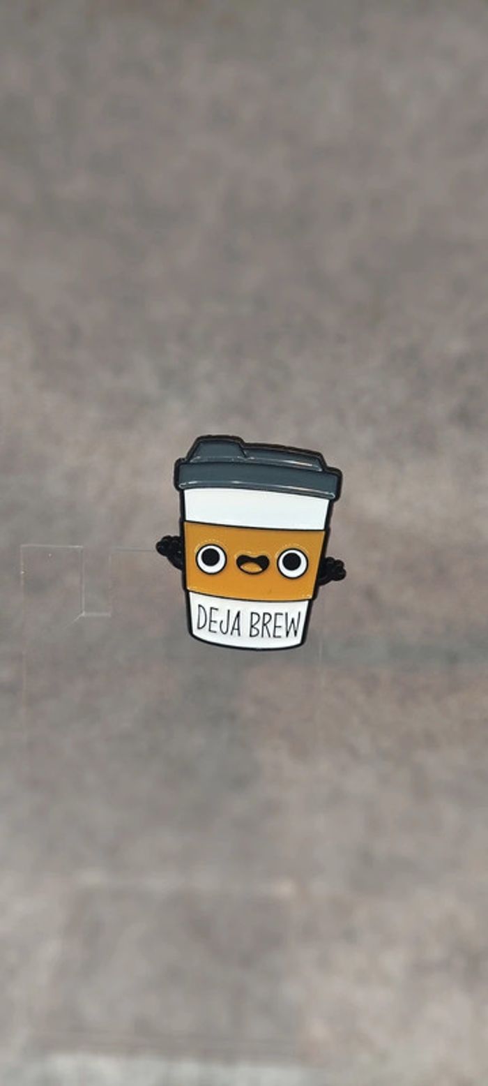 🍄 pin's gobelet de café