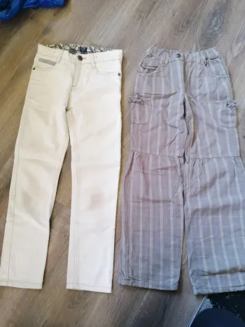 Lot 2 pantalons fille 10 ans
