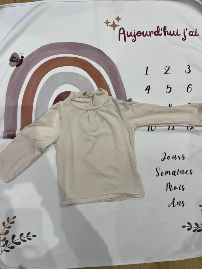 Lot de 3 t-shirts manches longues - Kiabi - 24 mois / 89 cm - photo numéro 5