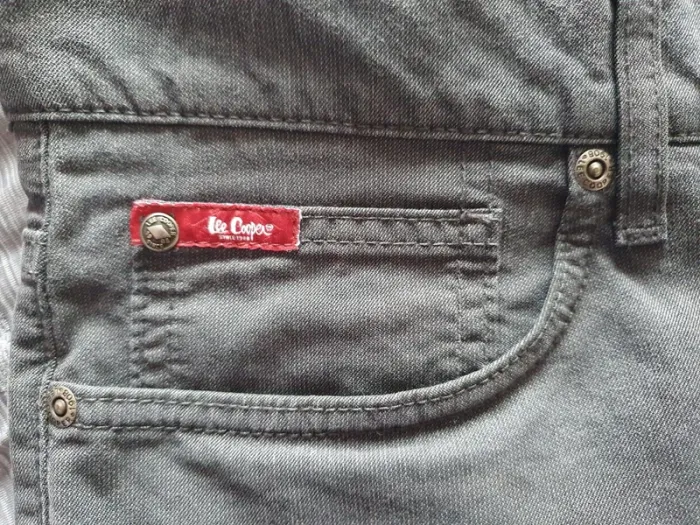 Jean gris foncé Lee Cooper - photo numéro 5