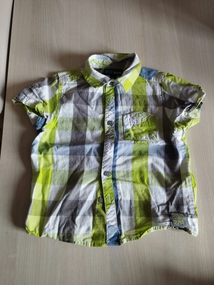 Chemise manches courtes 4 ans