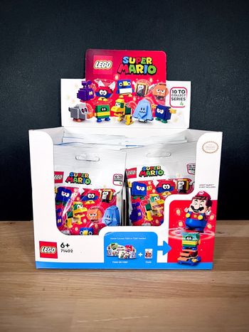 Boîte présentoir LEGO Super Mario Série 4 (71402) + 13 sachets neufs 2022