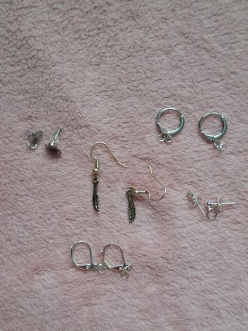 Boucles d'oreilles plumes