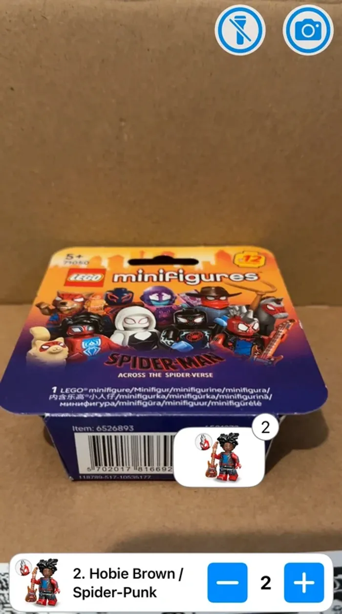 71050 LEGO Minifigures - spider-man