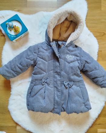 Manteau/ doudoune polaire avec capuche