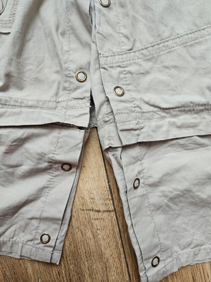 Salopette fine beige Grain de blé 18 mois - photo numéro 8