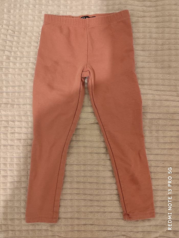 Ensemble fille 4-5 ans Mango + Tex – sweat + legging polaire – très bon état - photo numéro 2