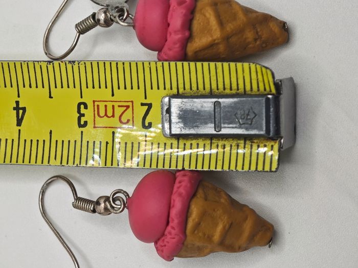 Boucles d'oreilles cornet de glace - photo numéro 4