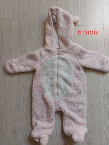 Combinaison pilote bébé fille.