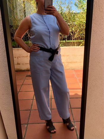 Combinaison bleu ciel vintage M/L