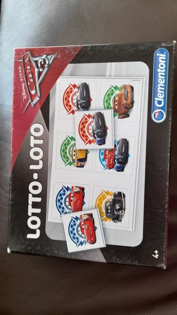 Jeu de loto cars 3