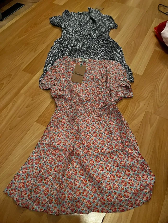 Lot de 2 robes fille 6 ans LC kids by Little cigogne