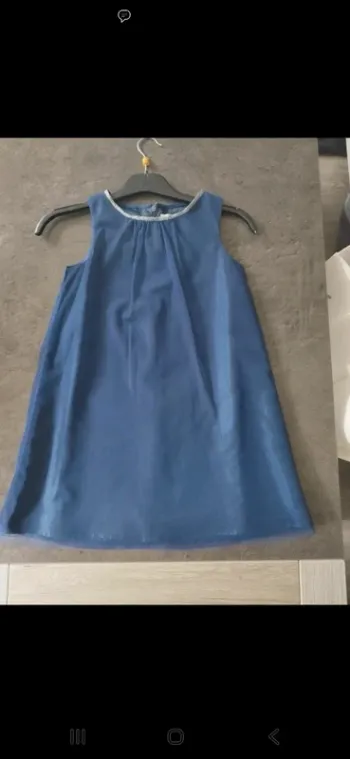 Robe bleu
