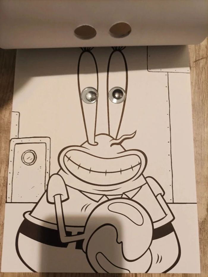 Joli bloc de coloriages Bob l'éponge - photo numéro 3