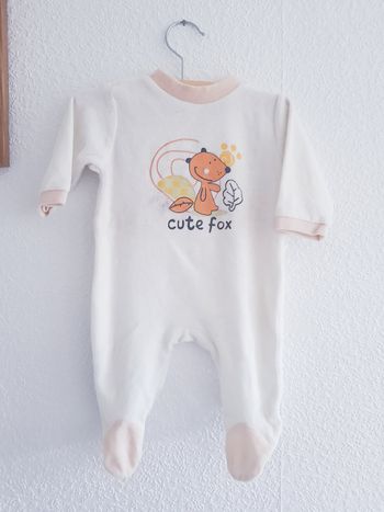 Grenouillère / pyjama une pièce / dors bien en velours - Neuf !