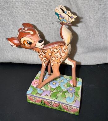 Figurine bambi, merveilles de printemps disney tradition jim shore