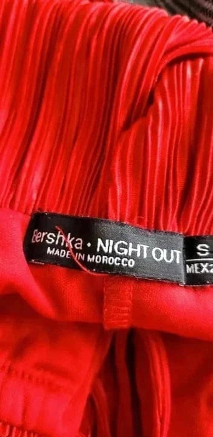 Combinaison mi longue plissée bustier Bershka - photo numéro 8
